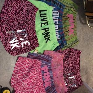 All 8 brand new VS Pink lounge shorts. All size M